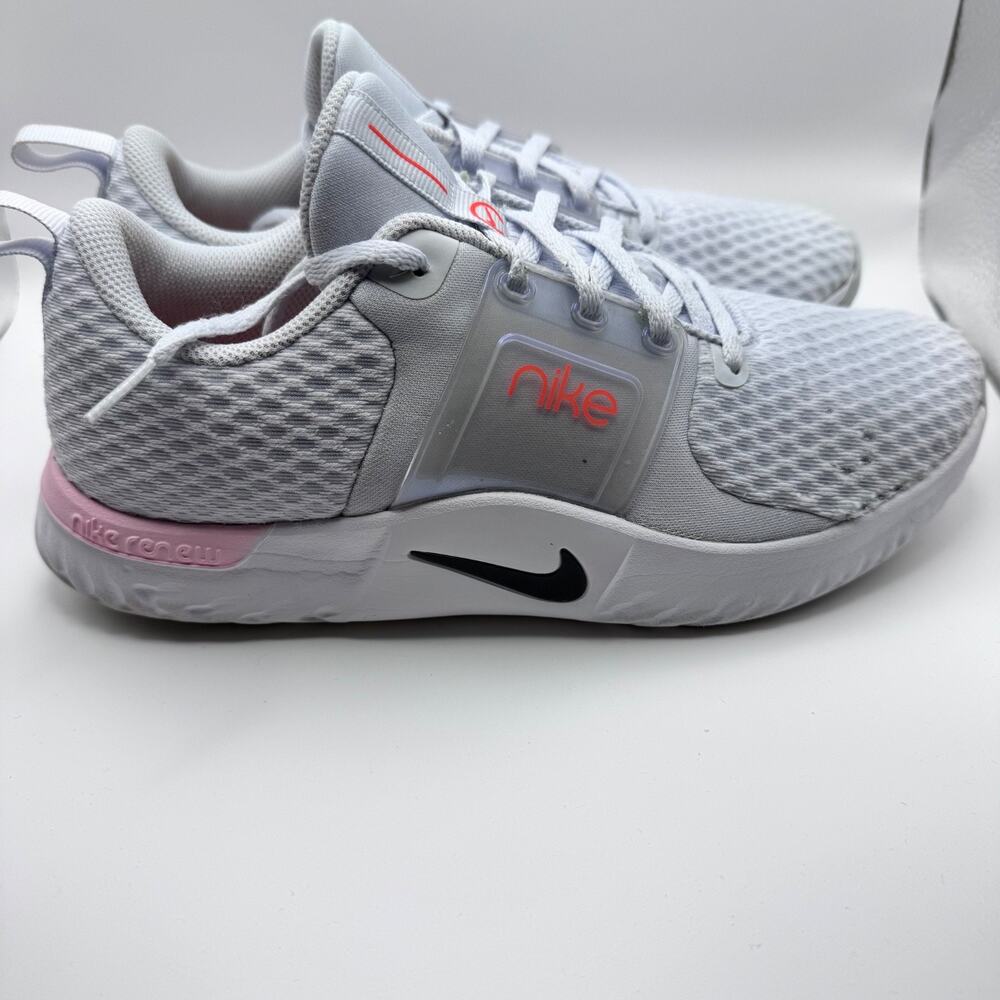 Size 9 - Nike Renew In-Season TR 10 Grey Bright Crimson W - Picture 4 of 10